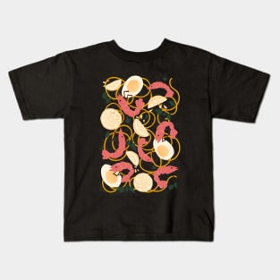 Ramen shrimp Kids T-Shirt